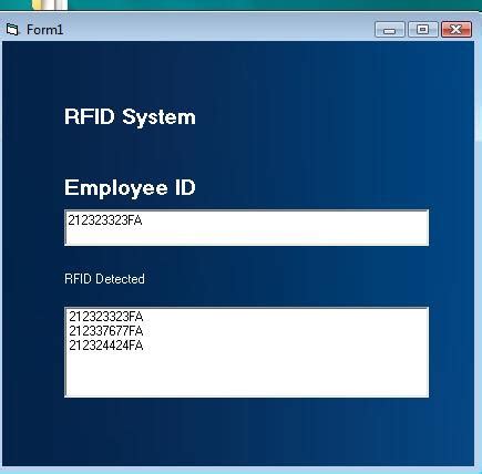 how to read rfid tags using vb6|Read Data From Rfid And Show In On Vb .